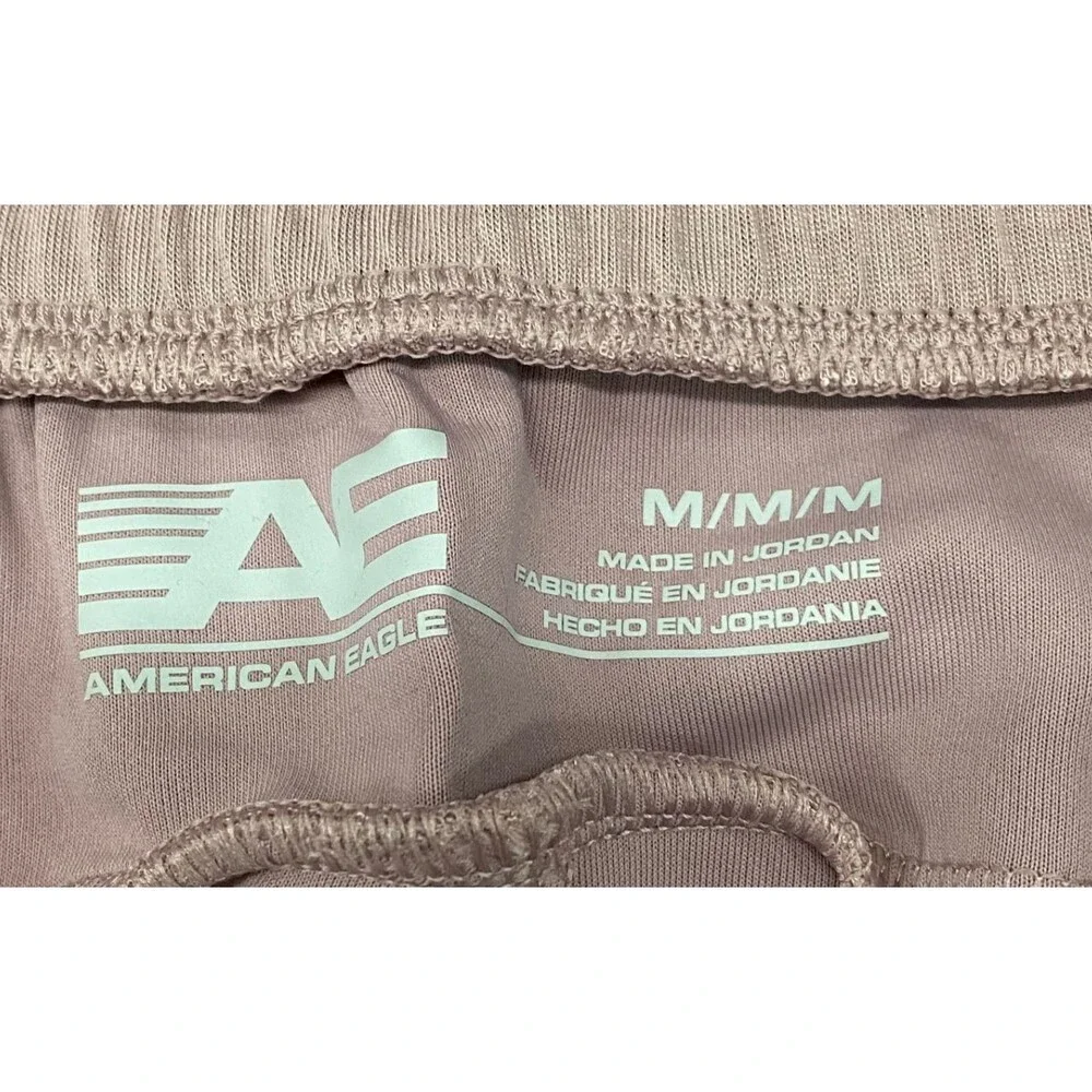 American Eagle Men's Jogger Shorts Toasted Mauve Above Knee Size M NWT - Picture 3 of 16